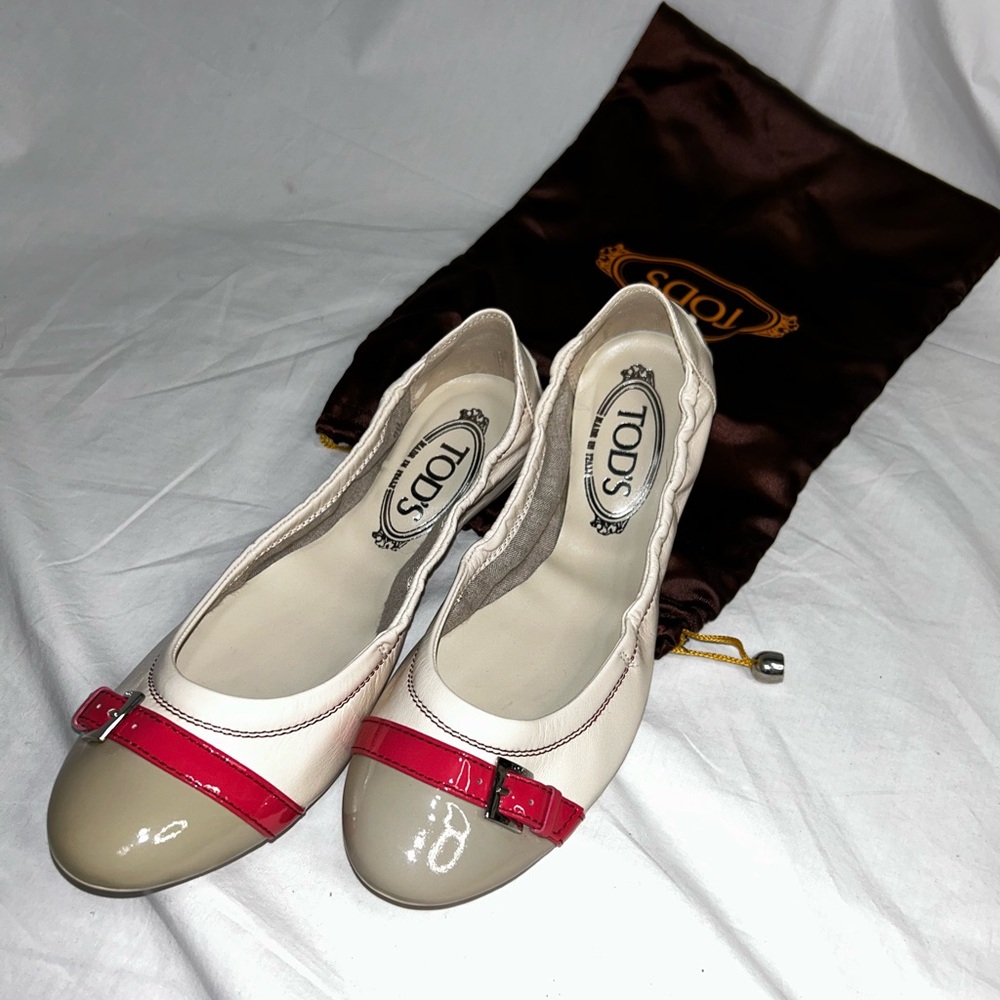 TOD’S Fibbietta Ballerina Flats New